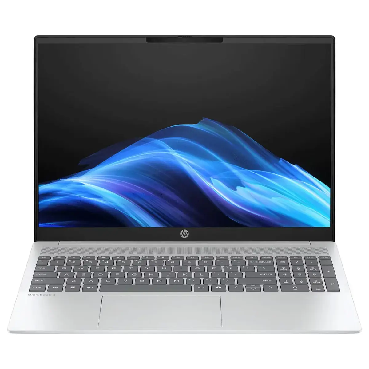 HP OmniBook 5 16-AF1017WM Touchscreen Laptop, Intel Core Ultra 7 255U, 16GB LPDDR5x, 1TB PCIe Gen4 NVMe M.2 SSD, 16" 2K IPS LED 300 Nits, Windows 11 Home, Glacier Silver