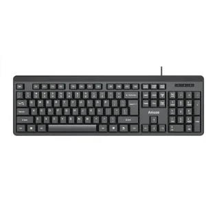 Amaze A732 Probus Super Smooth Wired Keyboard - Black